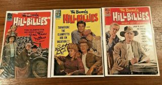 THE BEVERLY HILLBILLIES Set of Cast Signed Comic Books PSA/DNA COAs Classic TV 8