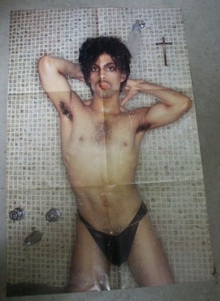 Prince Rare Wbros Lp Insert Poster " Controversy " 1981