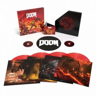 Doom 4 Lp Box Set Vinyl Record Soundtrack Bethesda Slipmat Vgm