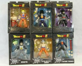 Dragon Ball Dragon Stars Wave 7 & 8 Full Set Of 6 Figures Broly Components