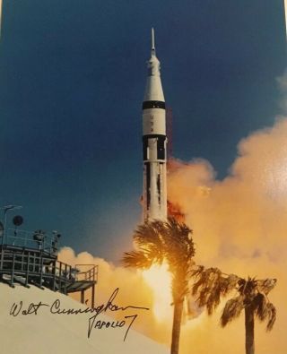 Walt Cunningham Signed Photo Apollo 7 Astronaut