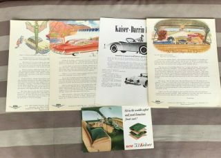 1953 Kaiser Frazer Collectible 4 Dealer Letters Henry J 1 Pc