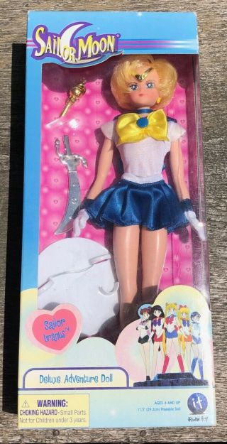 Sailor Moon Uranus Deluxe Adventure Doll 11.  5 " Irwin Action Figure Nib