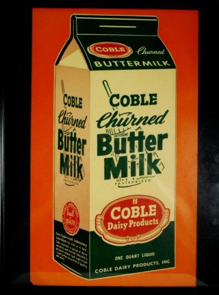 Vintage Coble Dairy Products Advertising,  Lexington,  Nc,  N.  C. ,  North Carolina