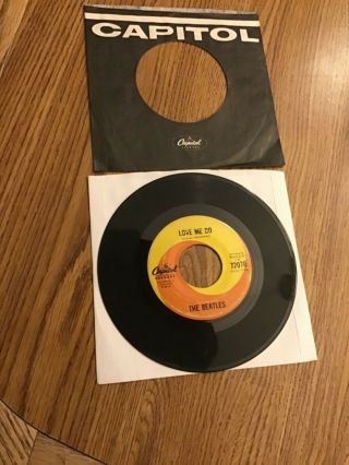 The Beatles ‘love Me Do’ First Pressing 7” Record Canada Feb 1963