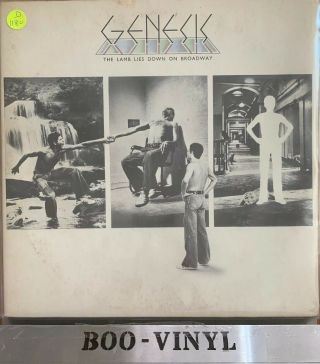 Genesis ‎– The Lamb Lies Down On Broadway 2 X Gatefold Vinyl Lp / 1974 Rock Ex