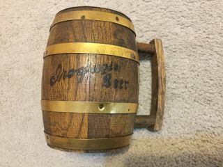 Iroquois Beer Mug Wooden Barrel Style With Insert