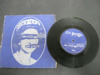 Vinyl Record 7” Sex Pistols God Save The Queen (x) 4
