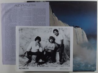 Azymuth Cascades Milestone Lp Nm Promo W/ Press Kit