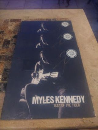 Myles Kennedy Year Of The Tiger White Vinyl Lp Autographed Cover Slash Creed
