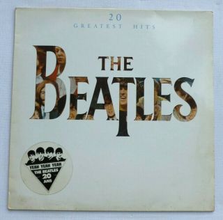 The Beatles - 20 Greatest Hits French Pressing Vinyl Lp & Booklet