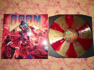 Doom I 1993 Video Game Soundtrack Vinyl Record 1 Lp Patch Bobby Prince