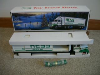 1987 Hess Truck,  Nm,  And Inserts And Barrels