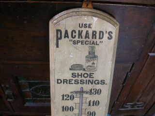 Very Early Packard ' s Special thermometer sign 2