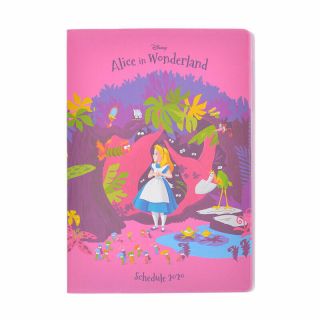 Alice In Wonderland 2020 Schedule Book A6 Monthly Disney Store Japan