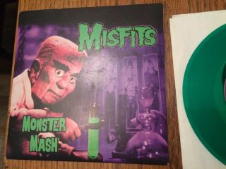 Misfits - Monster Mash 7” Green Vinyl Record 1999 1st Press