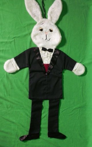 Extremely Rare Mr.  Playboy Bunny Pajama Bag,  Satin/cotton Tuxedo,  1969