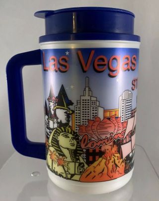 Vintage Las Vegas Downtown Whirley Plastic Travel Mug