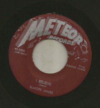 Blues Rockabilly - Elmore James - I Believe - Hear - 1952 Meteor 5000
