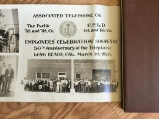 1926 Panoramic Photo 50th Anniversary of the Telephone Long Beach California 2