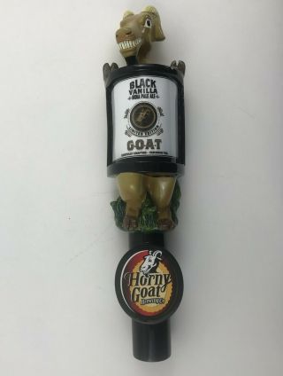 Horny Goat Black Vanilla India Pale Ale Beer Tap Handle,  Limited Edition