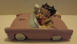 Betty Boop And Pudgy Car With Music Box