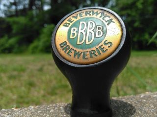 1930’s Bakelite Bbbb Beverwyck Breweries Albany,  Ny Beer Ball Knob Tap Handle