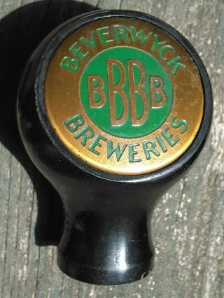 1930’s Bakelite BBBB Beverwyck Breweries Albany,  NY Beer Ball Knob Tap Handle 4