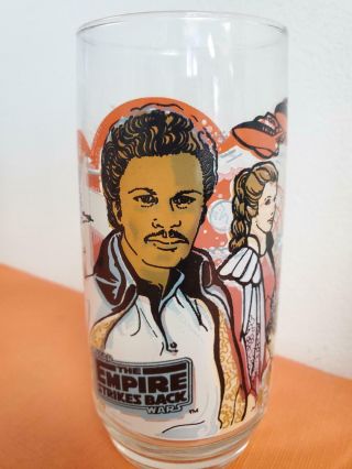1980 Burger King Star Wars Empire Strikes Back Glasses Set of 4 (B14) 6