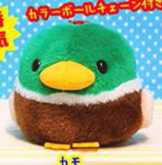 Kotori Tai Fluffy Birds 3  Kamo Wild Duck Amuse Prize Plush Key Chain