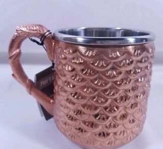 Owl Moscow Mule 9.  5 oz Mug; Color: Copper/Silver; w/ Tags 3