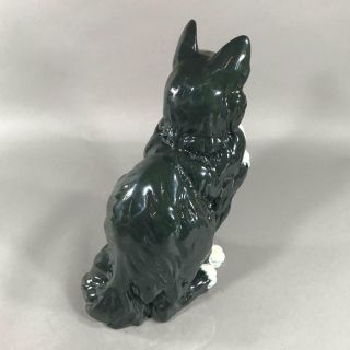 Hand Painted PADRE POTTERY Cat Figurine from ' California Regal ' Line,  c.  1940 ' s 5