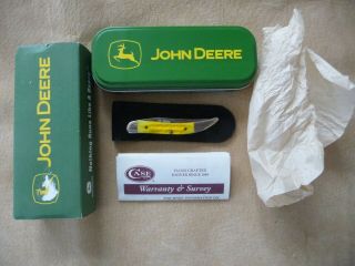 Case John Deere Tiny Toothpick Pocketknife