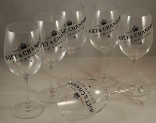 MOET CHANDON ICE IMPERIAL CHAMPAGNE GLASSES X 2 GLASS NOT PLASTIC RARE 7