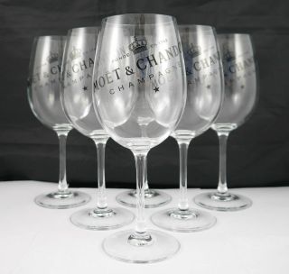 MOET CHANDON ICE IMPERIAL CHAMPAGNE GLASSES X 2 GLASS NOT PLASTIC RARE 8