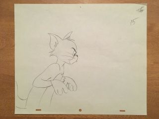 TOM and JERRY - Production Animation Drawing - TOM - (MGM,  circa 1950s) 2
