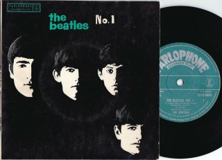 Beatles Rare 1st Press Oz Ep No.  1 Ex ’64 Gepo8883 Green & Silver Parlophone Mono