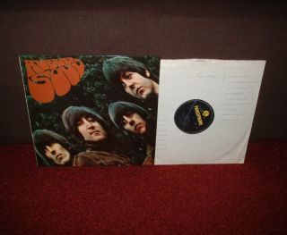 The Beatles Rubber Soul Lp 1965 Parlophone Mono Pmc 1267