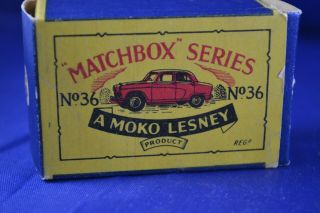 (1) Nos/nib 1957 Matchbox No.  36 - A Austin A50 Still In It 