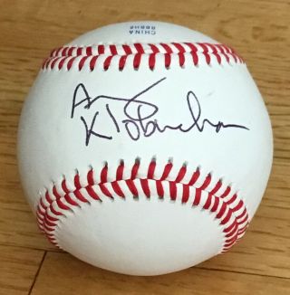Amy Klobuchar Senator Minnesota Autograph Signed Baseball 2020 President
