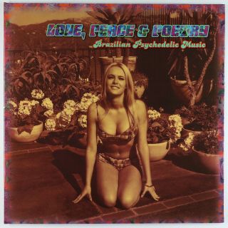 V/a - Love,  Peace & Poetry: Brazilian Psychedelic Music Lp - Qdk Germany