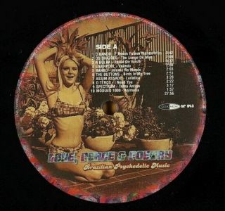 V/A - Love,  Peace & Poetry: Brazilian Psychedelic Music LP - QDK Germany 2