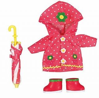 Costume For Mell Chan Doll Strawberry Raincoat Set Pilot Japan