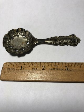 Vintage Chiclets Chewing Gum Candy Store Display Serving Spoon