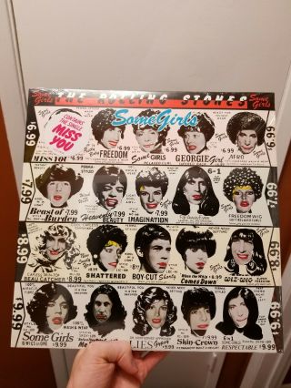The Rolling Stones - Some Girls•factory Lp 1st Press Withdrawn Celeb Cover