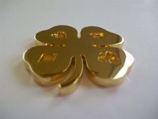 Gold Lucky Four Leaf Clover Suited Heavy Poker Card Guard Hand Protector