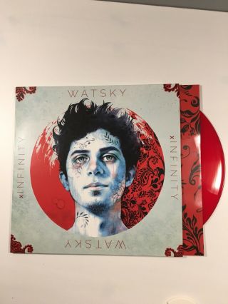 Watsky Infinity Lp Red Colored Vinyl 2016 Record Oop Limited Edition