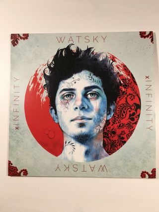 Watsky Infinity LP Red Colored Vinyl 2016 Record OOP Limited Edition 2