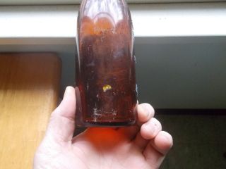 PABST BREWING CO BALTIMORE BRANCH 1890s PRE PRO BLOB TOP AMBER BEER BOTTLE 5