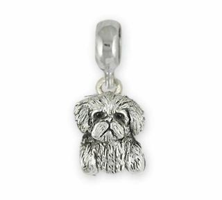 Maltese Jewelry Sterling Silver Handmade Maltese Charm Slide This Charm Will Fit